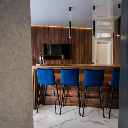 Apartament Designer With A Large Panoramic Terrace Generator Separate Bedroom And A Comfortable Sofa Bed.