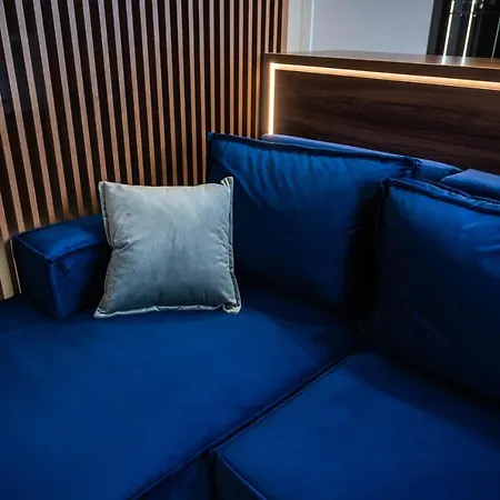 Designer With A Large Panoramic Terrace Generator Separate Bedroom And A Comfortable Sofa Bed. *